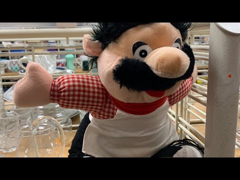 Found Pasqually the Chef From Chucky Cheese Pizza while thrifting it up !!!