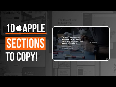 10 Apple Sections That Are Worth Copying!
