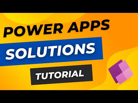 Power Apps Solutions Tutorial - Sharepoint data source