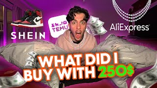 Budget Streetwear Challenge – $250 Haul from Temu, Shein, AliExpress