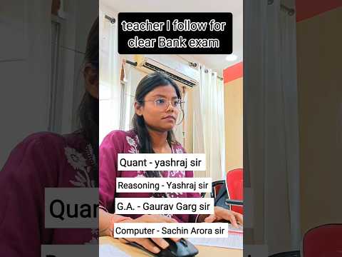 teachers I follow for bank exam 👍 @VETERANyashrajsinghchauhan @StudyIQEducationLtd @AroraEducator