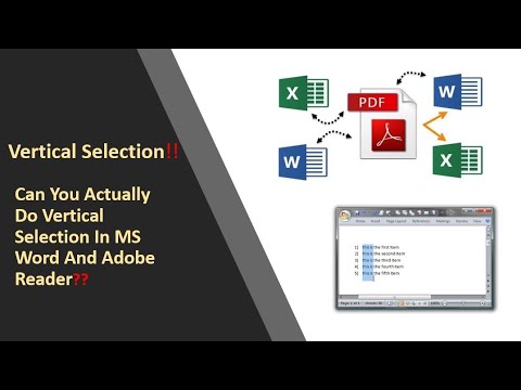 Public #11: MS Office - Vertical Highlight In MS Word & Adobe Reader