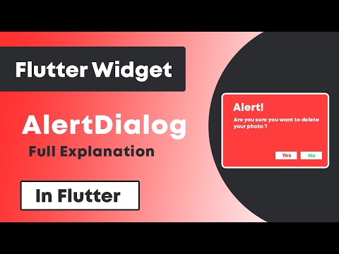 AlertDialog Widget in Flutter || in Hindi || #khoobcoding