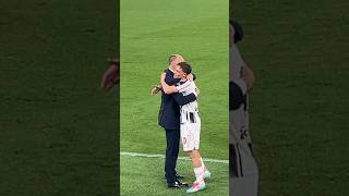 KENAN YILDIZ RECEIVED A MVP HUG 🫂 #juventus #football #soccer