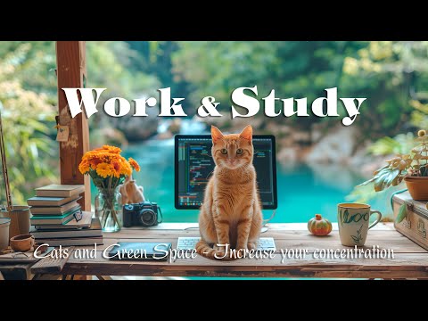 Tranquil Forest Green Space Morning Jazz🌿 Smooth Jazz, Deep focus Music, Work Music, Study Music