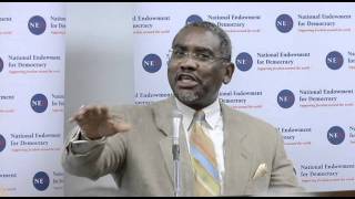 Congressman Greg Meeks at the 2011 Democracy Award