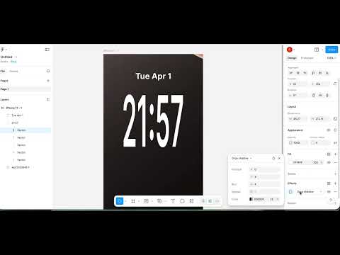 How to Create Apple's Liquid Glass UI in Figma | iPhone Lock Screen Design 2026