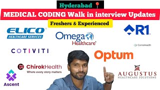 Walk-in Drive For Medical Coding Freshers hyderabad..! #medicalcoding #freshersjob #hiring 