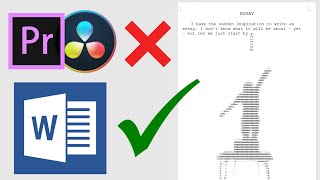 I made an animation using Microsoft Word | ASCII Art