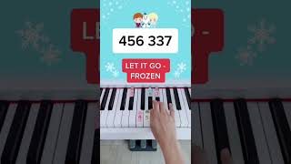 Let It Go - Frozen (Piano Tutorial) #letitgo #frozensongs#childrensongs #pianoshorts #easypiano
