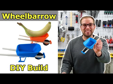 Tiny 3D printed wheelbarrow! DIY one day build guide with my Prusa Mk3s+ 3D printer.