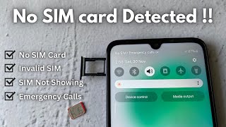 How to Fix No SIM Card, Invalid SIM Problem or No SIM card Detected On Android Phone (New Update)