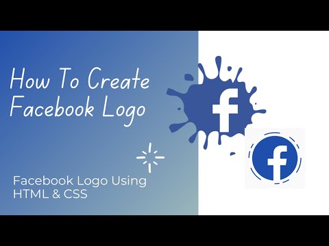 How To Create Facebook Logo Using HTML CSS