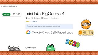 ✅️ mini lab : BigQuery : 4  #bigquery #qwiklabs #arcade #googlecloudskillsboost #gcp ☁️🚀