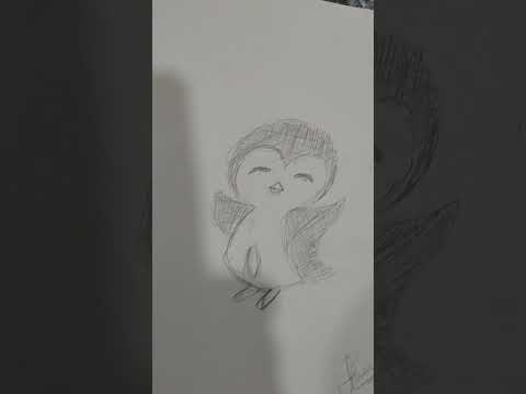 Drawing of penguin