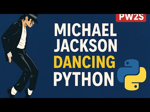 🔥🕺 Stickman Dancing Like Michael Jackson | Python Animation Tutorial🕺🔥