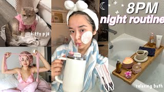 my self care night routine ☽
