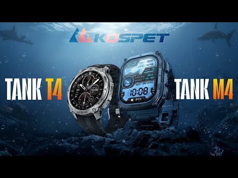 THE WORLD’S TOUGHEST SMARTWATCHES! KOSPET TANK M4 & TANK T4 REVIEW