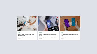 How to Make Responsive Card Design HTML and CSS Tutorial for Beginners