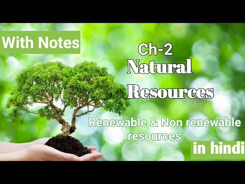 Renewable and non-renewable resources for exam point of view