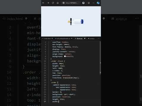 Day 023   🤯 Css order button v2 design #coding #programming #cssanimation #webdevelopment #css #htm