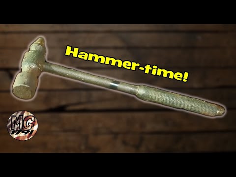 Vintage Machinist Hammer Restoration with not One but Two Surprises!