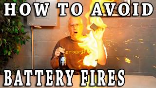 How To Avoid A Lithium Battery Fire - Charge In A Battery Vault