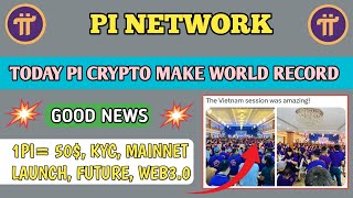 📌 TODAY PI WORLD RECORD💥🤩, pi network new update today, pi network new update, pi network news today