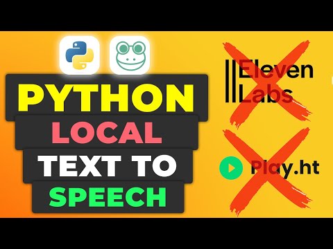 Python Local Text To Speech Coqui TTS | Generate Audio From Text Using Python