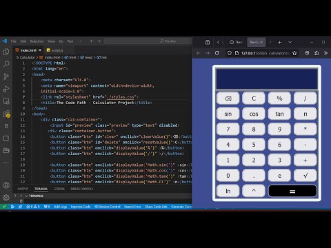 Build a Scientific Calculator with JavaScript #webdevelopment #coding #frontend #js #programming #yt