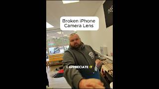 BROKEN IPHONE CAMERA LENS!!! #education #brokenfix #smartphone #problemfix #cellphone #mobilephone