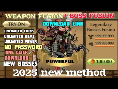 SHADOW FIGHT 2 BOSS FUSION + WEAPONS FUSION + TITAN  MOD APK
