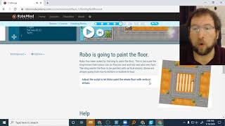 Robomind 5: Robo is going to paint the floor