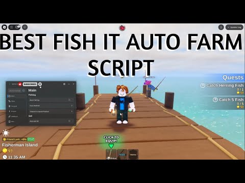 BEST FISH IT! SCRIPT GUI? - AUTO FARM / PASTEBIN / FREE