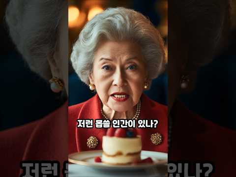수백억 할머니가 레스토랑에서