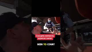 Cop Gets Owned By Supercar Owner😳 #copsowned