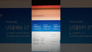 See my clients earning | Google AdSense loading method 2023 #shorts