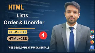 HTML Lists Tutorial | Ordered & Unordered Lists | Beginners | Hindi/Urdu