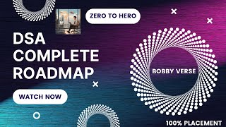 DSA Complete Roadmap | Data Structures and Algorithms | Faster Way To Learn DSA | ZERO TO HERO