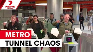 Metro Tunnel faces first peak hour test | 7NEWS