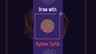 Draw with Python Turtle #pythoncoding #pythonforkids #codingforteens #codingforkids