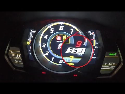 Lamborghini Aventador LP700-4 SPRINT 0 - 353 km/h TOP SPEED