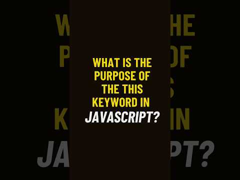 JavaScript Quiz Challenge - Question 10: Purpose of this keyword in javascript
