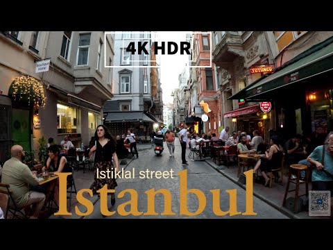 Turkey's Most visited Street: Taksim Square and Istiklal street walking tour 4K HDR || Trawellbeings
