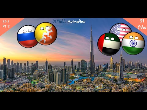 Countryballs A1 Part 2| FOREIGN ADVENTURES  BY USA, RUSSIA, INDIA & BHUTAN|#countryballs#UAE