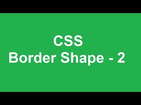 Css Border Shape in Bangla | Part 2