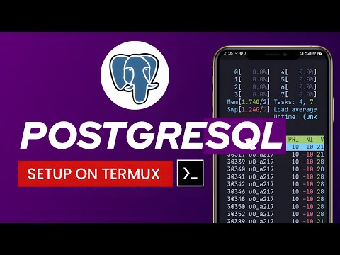 How to install PostgreSQL on Android using Termux no root ?
