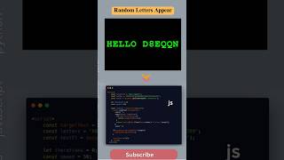 Hacker Style Text Reveal in Just Seconds! 💻🟢