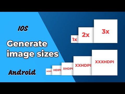 Auto Generate Different Image Sizes for iOS and Android #shorts