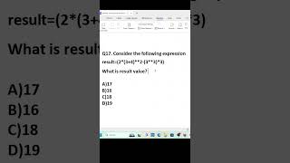 Python certification exam Question-17 #shorts #shortsfeed #pythoncertification #shortvideo #coding